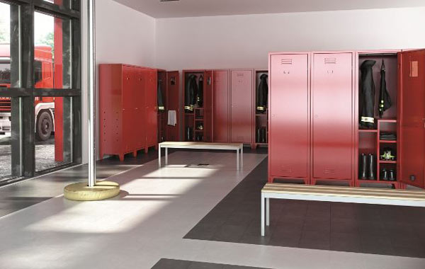 Praxisgerechte Feuerwehr-Spinde durch langjährige Erfahrung